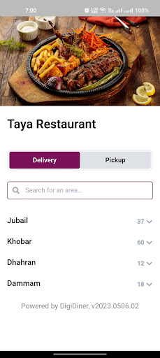 Taya Restaurant KSA Screen 3