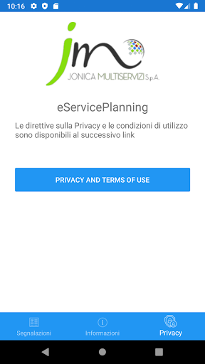 eServicePlanning Screen 3