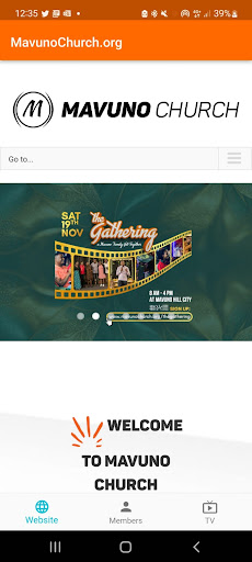 Android application Mavuno Church screenshort