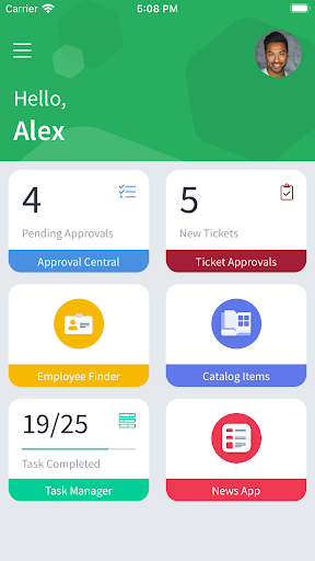 Android application My Work for ServiceNow screenshort