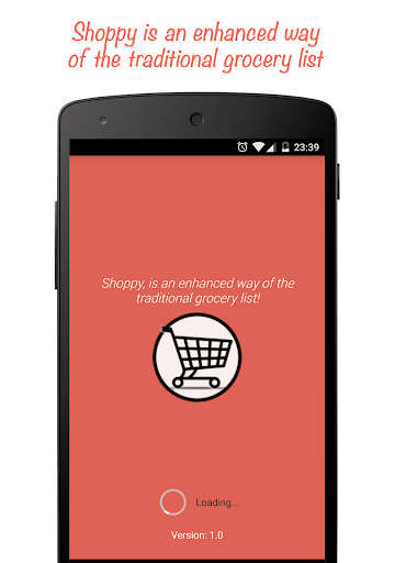 Android application Shoppy! Grocery list screenshort
