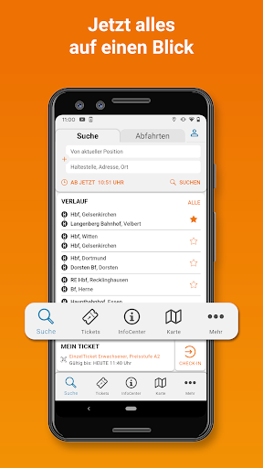 Android application VER eTarif screenshort