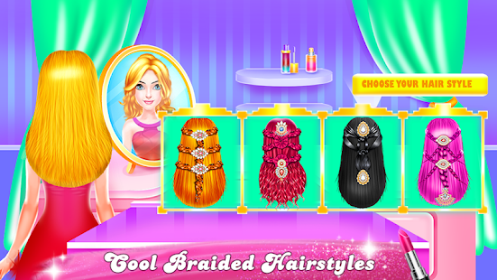 Colorful Fashion Hair Salon Varies with device screenshots 1