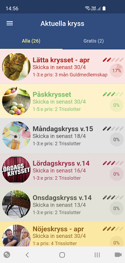 Korsord.se 2.1.6 screenshots 1