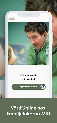 Android application Familjeläkarna Mitt screenshort