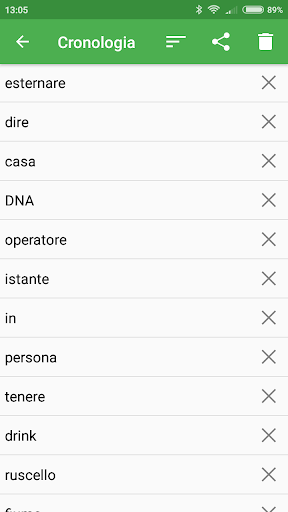 Dizionario Italiano - Offline Android Uygulaması Ekran Görüntüsü 5