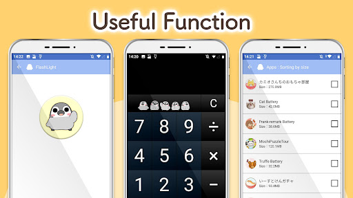 Battery widget Pesoguin