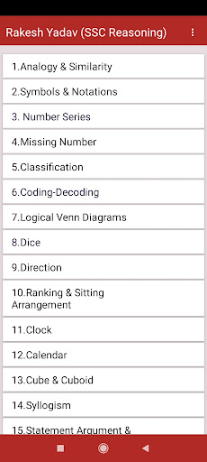 Android application Rakesh yadav (SSC Reasoning) screenshort