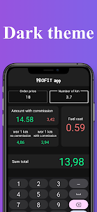 PROFIT app - calculator TAXI