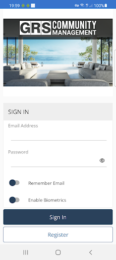 Android application GRS Connect screenshort