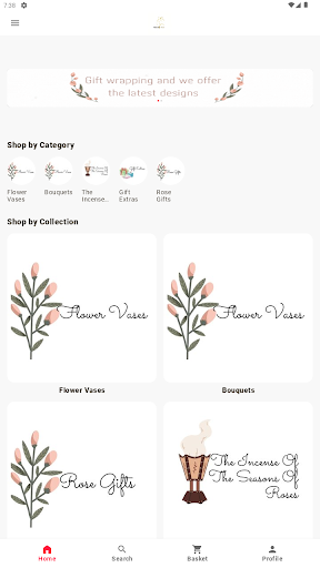 Android application فصول الورد screenshort