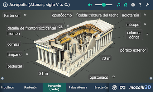Imágen 4 Acrópolis de Atenas en 3D android