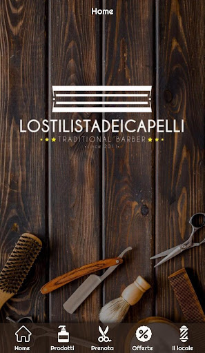 Android application Lo stilista dei capelli screenshort