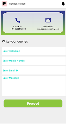 Android application APSZONE Family screenshort