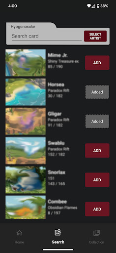 Collectomon Screen 3