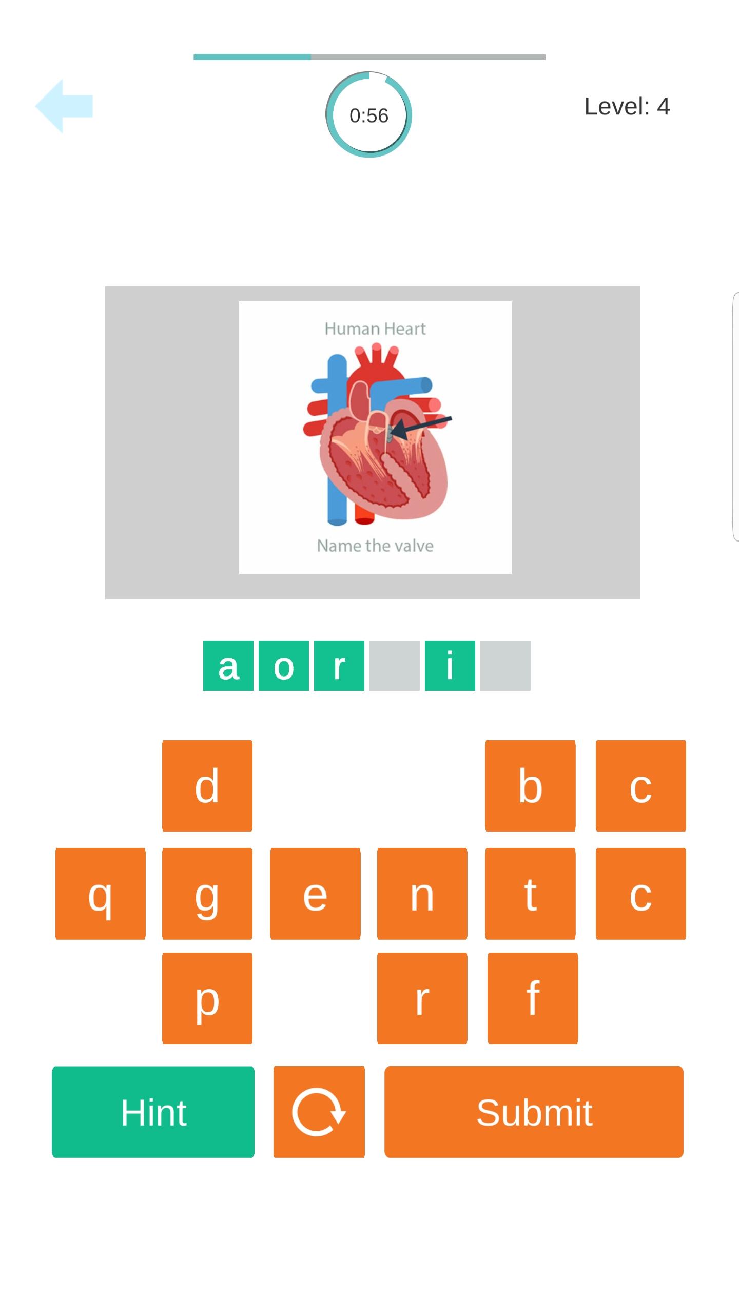 Android application Medical Terminology Quiz Game: Trivia App screenshort