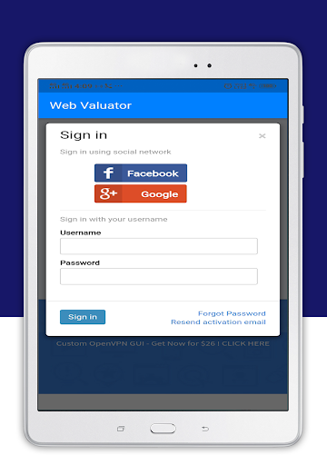 WEB VALUATOR