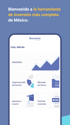 Android application Bursanet screenshort