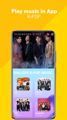Android application Korean Music screenshort