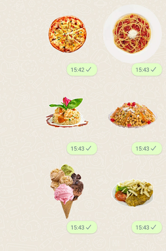Italian Food Stickers Screen 3
