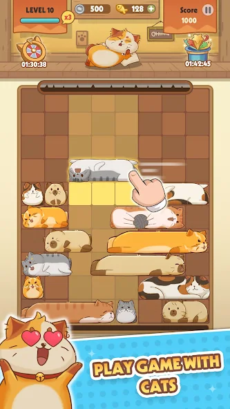 Cats Safe: Sliding Puzzle MOD APK v0.2.0 (Remove ads) - Jojoy