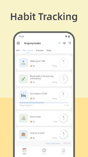 Android application Fun Habit - Habit Tracker screenshort