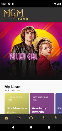 Android application MGM ROAR screenshort