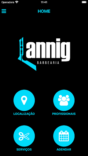 Android application Barbearia Lannig screenshort