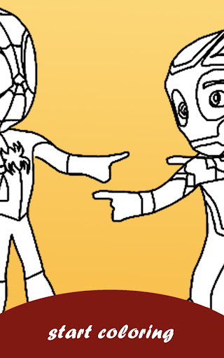 spidy coloring book Screen 2