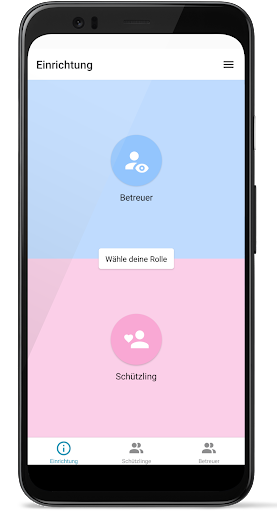 Android application stand-by.care screenshort