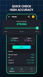 WLAN-Geschwindigkeitstest Tangkapan layar