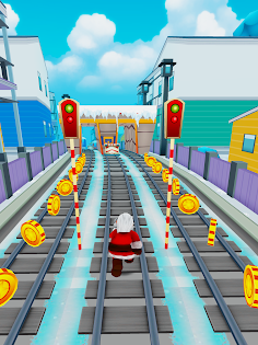 Subway Santa Xmas Run - Screenshot 3