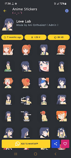 Anime Stickers For WASticker Screenshot 3 - AppWisp.com
