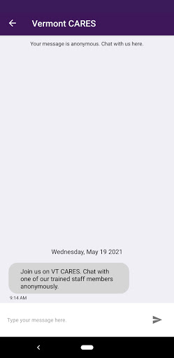 VT CARES Screen 2