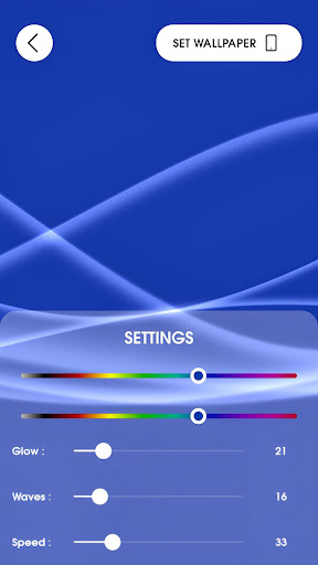 Screenshot of PSWaves Live Wallpapers