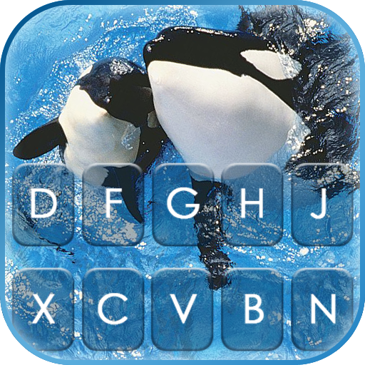 Killer Whales Keyboard Backgro logo