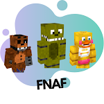 Cover Image of Download Skin FNAF for Minecraft PE  APK