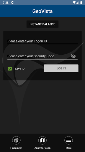GeoVista CU Mobile Screen 2