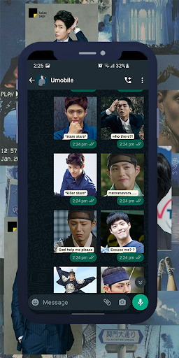 Park Bo Gum WASticker Screen 2