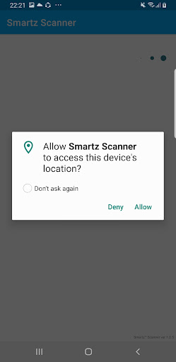 Smartz Scanner Screen 2