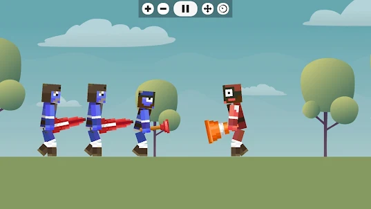 Funny Battle Playground 2D