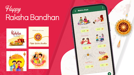 Raksha Bandhan Stickers 2023