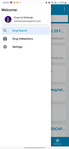 Android application Capsola: Healthcare Simplified screenshort