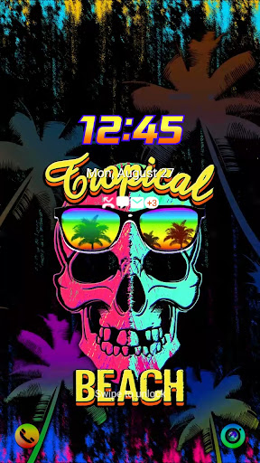 Colorful Skull - Wallpaper Screen 2