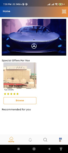 Android application Fuse Cars screenshort