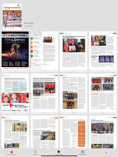 Thüringer Turnzeitung Screen 3