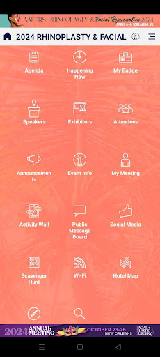 AAFPRS Events Screen 2