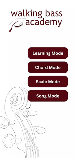 Android application Walking Bass Academy screenshort