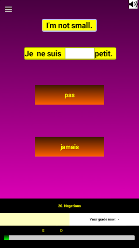 French Grammar Gaps D Screen 2