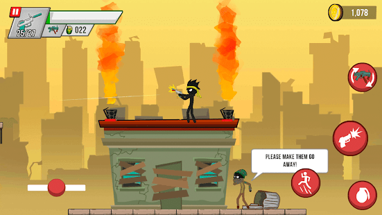 Stick vs Zombies لقطة شاشة